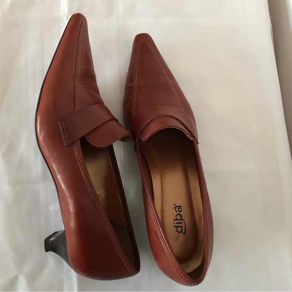 Rusty Brown Leather Diba Shoes - Picture 2 of 5